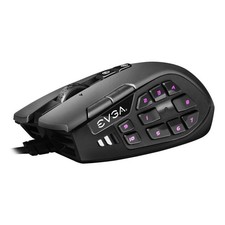 EVGA X15 MMO Gaming Mouse, 8k, Wired, Black