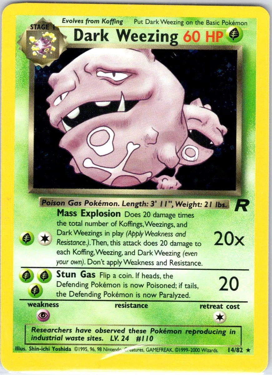 Dark Weezing 14/82 Team Rocket for sale | eBay
