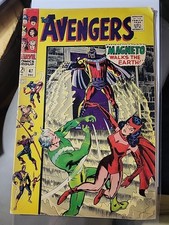 Marvel Comics The Avengers #47 Magneto Walks the Earth Silver Age Comic Book
