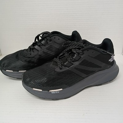 North Face Teen Girls Vectiv Eminus Black Trail Running Shoes size 8 NWOT.