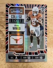 RYAN WINGO PARALLEL Red, White & Blue 2025 Panini U of Texas NIL