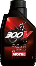 300V Factory Line Offroad Synthetic Oil 5w40 - 1 Liter Motul 104134 93.73 per gallon