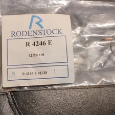 Rodenstock R 4246 E Brown Metal Oval Full Rim Eyeglass Frames 42mm 20mm 130mm
