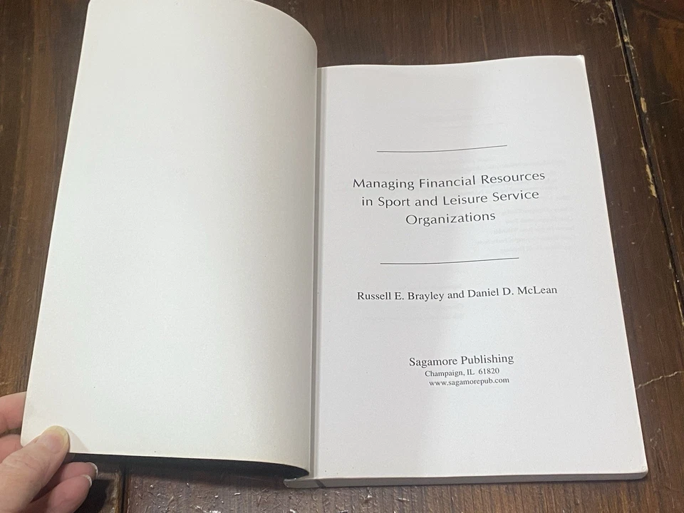 Managing Financial Resources In Sport & Leisure Service Organizations 2001 - Image 4 of 4