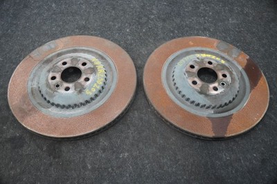 Set 2 Rear Left Right Disc Brake Rotor T4A16879 Jaguar F-Pace SVR X761 2019-23
