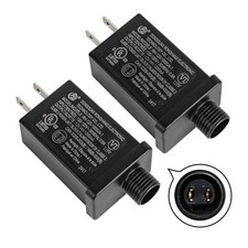 OurWarm Replacement Yard Inflatable Adapter, Class 2 Power Supply 12V Black