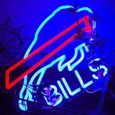 Football Neon Signs Led Sign for Wall Decor Man Cave Rugby Team Light Up Sign Gi