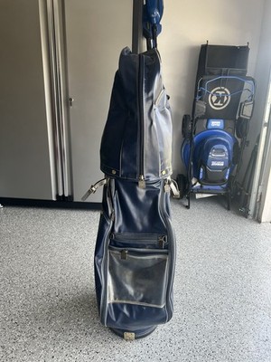 Coors Light The Silver Bullet Vintage Staff Golf Bag Navy Blue 4