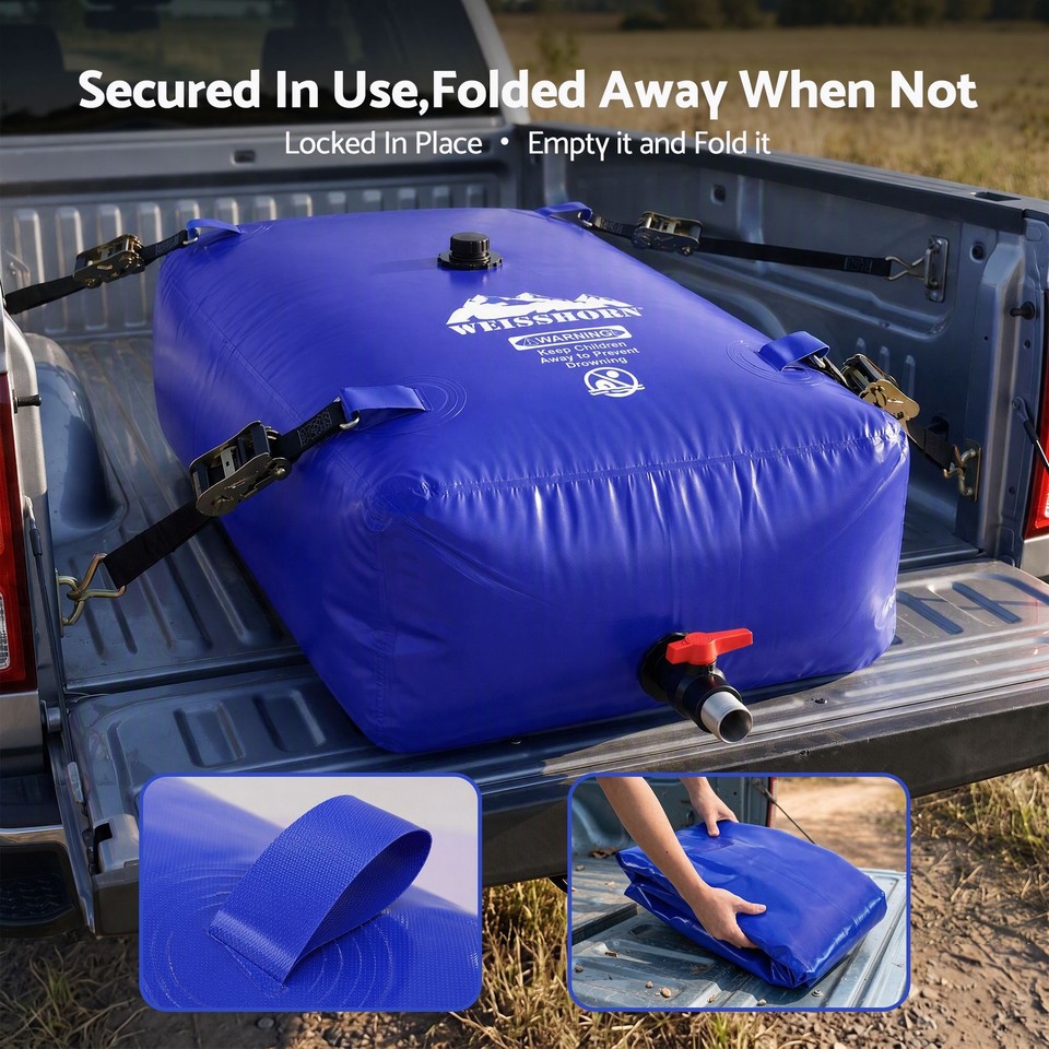Loading Tank Container Weisshorn 240L Water Bladder Bag Portable Storage Tank Container ...