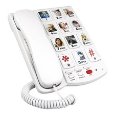 Large Button Phones for Seniors Big Button Telephone with SOS Emergency Dial