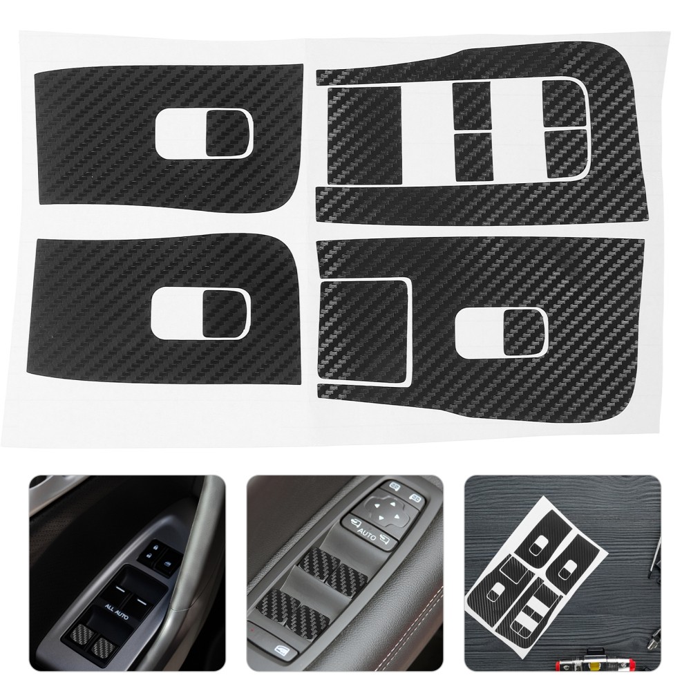 Automotive Decals Decorative Stickers Car Button Window Lift Switch Cover
