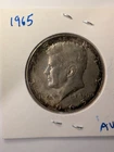 1965 Kennedy  Half Dollar - 40% Silver .1479 ounces of silver-AU