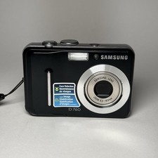 Samsung D760 Digital Camera 7.2MP Black Tested and Working