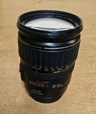 Canon EF 28-135mm Image Stabilizer F3.5-5.6 IS Macro USM Lens F&R Cap & Hood