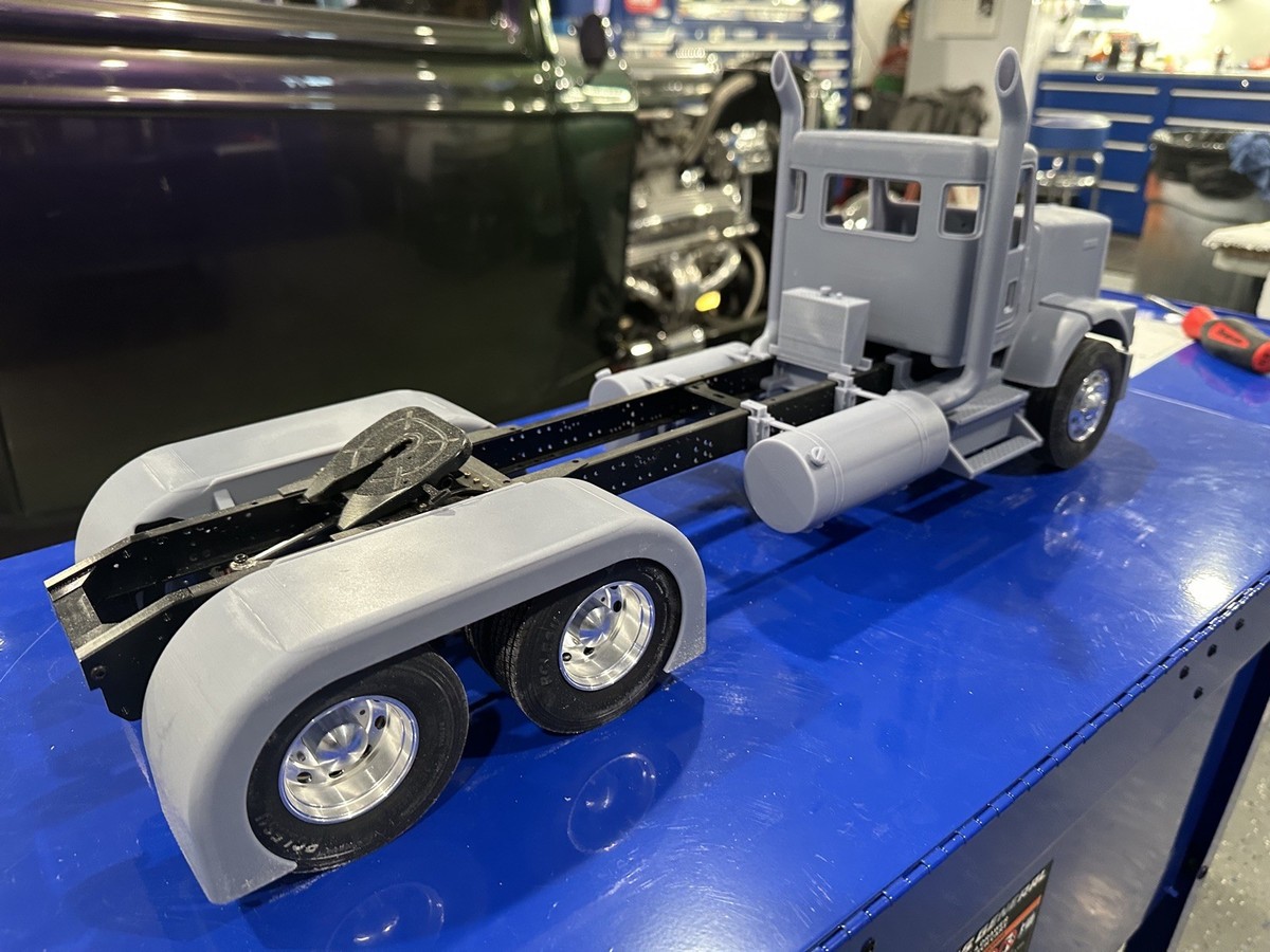 rc tamiya 1/14 truck body parts Kenworth 1:14 T800 h W900 T-680