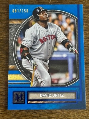 2025 Topps Museum David Ortiz Blue Sapphire #/150 Red Sox