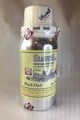 Black Oud Parfümöl von Surrati 90ml versiegelt Metallflasche CPO orientalisch-woody Oud