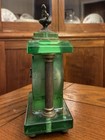 Seikosha  Seiko Japanese Mantle Clock Green Antique 7.5"x5"x2.5" Works — photo 5