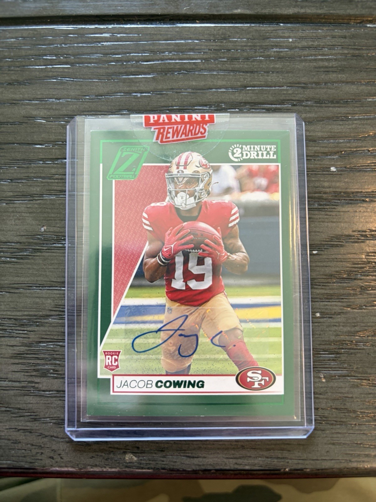 Jacob Cowing Panini Rookies & Stars #136 Autograph