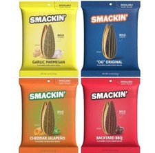 4 PK - Smack'n Sunflower Seeds   Variety Pack / 4 oz Bags