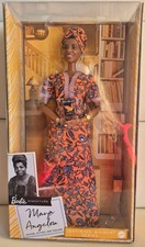 NEW Mattel Barbie Maya Angelou Inspiring Women Series Doll NIB RARE Sealed GXF46