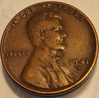 1941 D 1C Lincoln Wheat Penny Cent! Good Condition Coin!