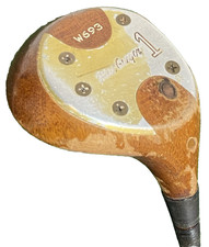 MacGregor Tourney Custom W693 Persimmon Driver 1 Wood RH Steel 43" Nice Grip HC