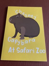 capybara at safari zoo notebook