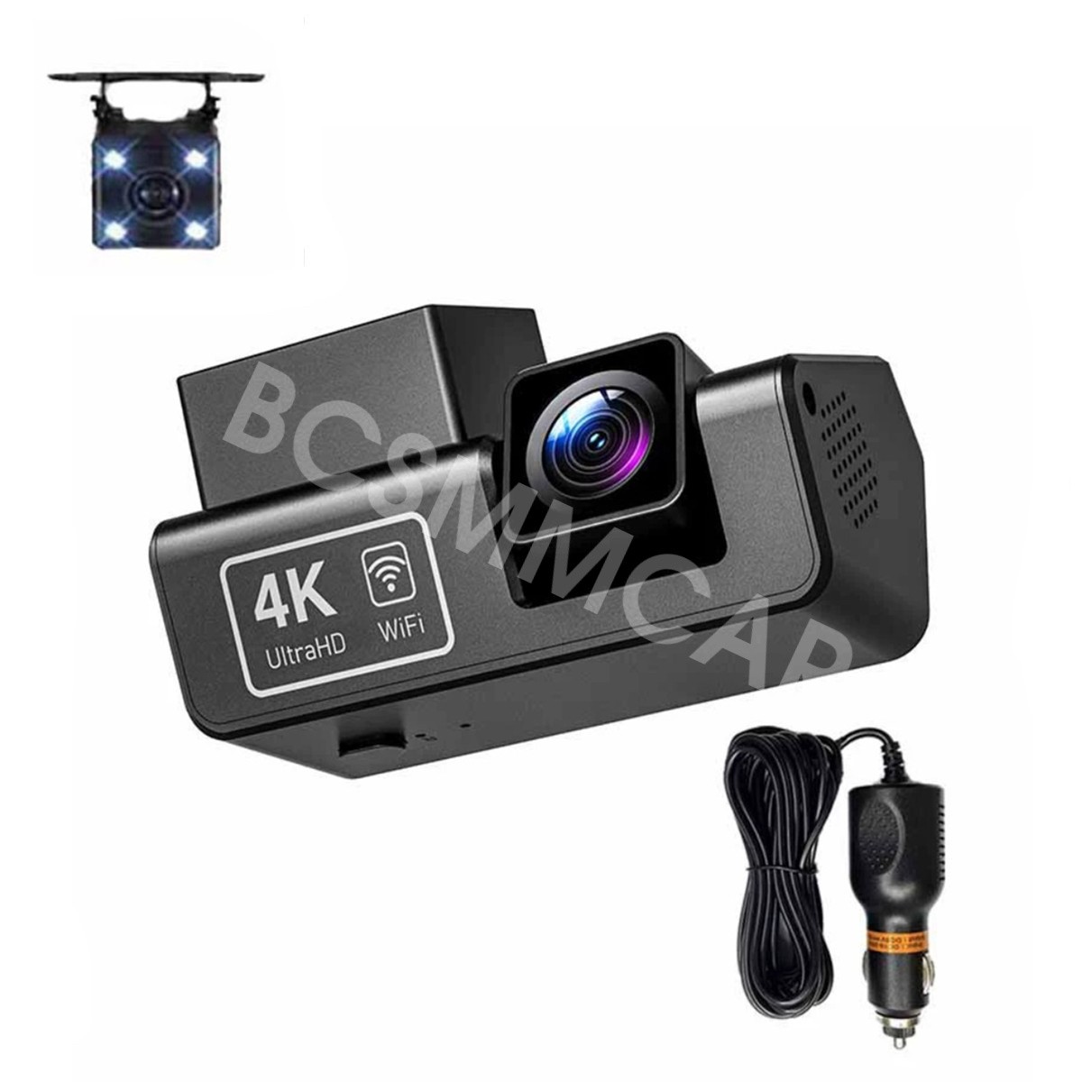 HD 1080P 170° Car Dash Cam Video Recorder Front Rear Camera Loop Recording WiFi