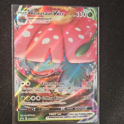 Pokémon Venusaur VMAX Promo Full Art, VERY GOOD CONDITION 