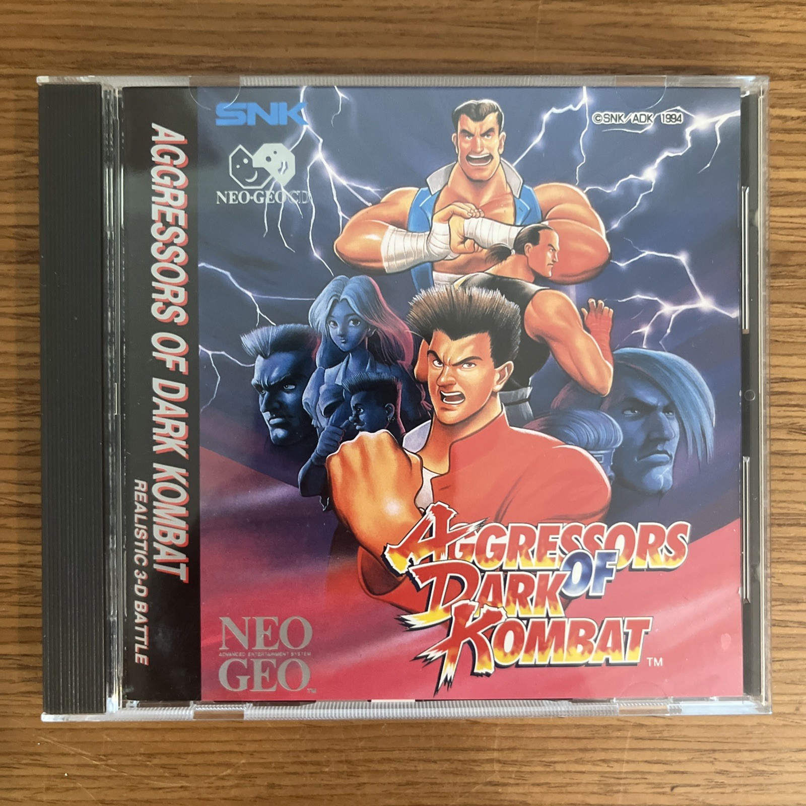 Aggressors Of Dark Kombat SNK Neo Geo CD English Version (Silver) USA seller