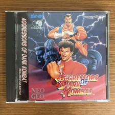Aggressors Of Dark Kombat SNK Neo Geo CD English Version (Silver) USA seller image