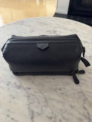 Ted Baker Chocks wash toiletry bag - crocodile-embossed genuine leather