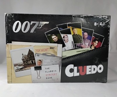 New Hasbro Cluedo 007 James Bond Indicia Classic Mystery Board Game Age 8+
