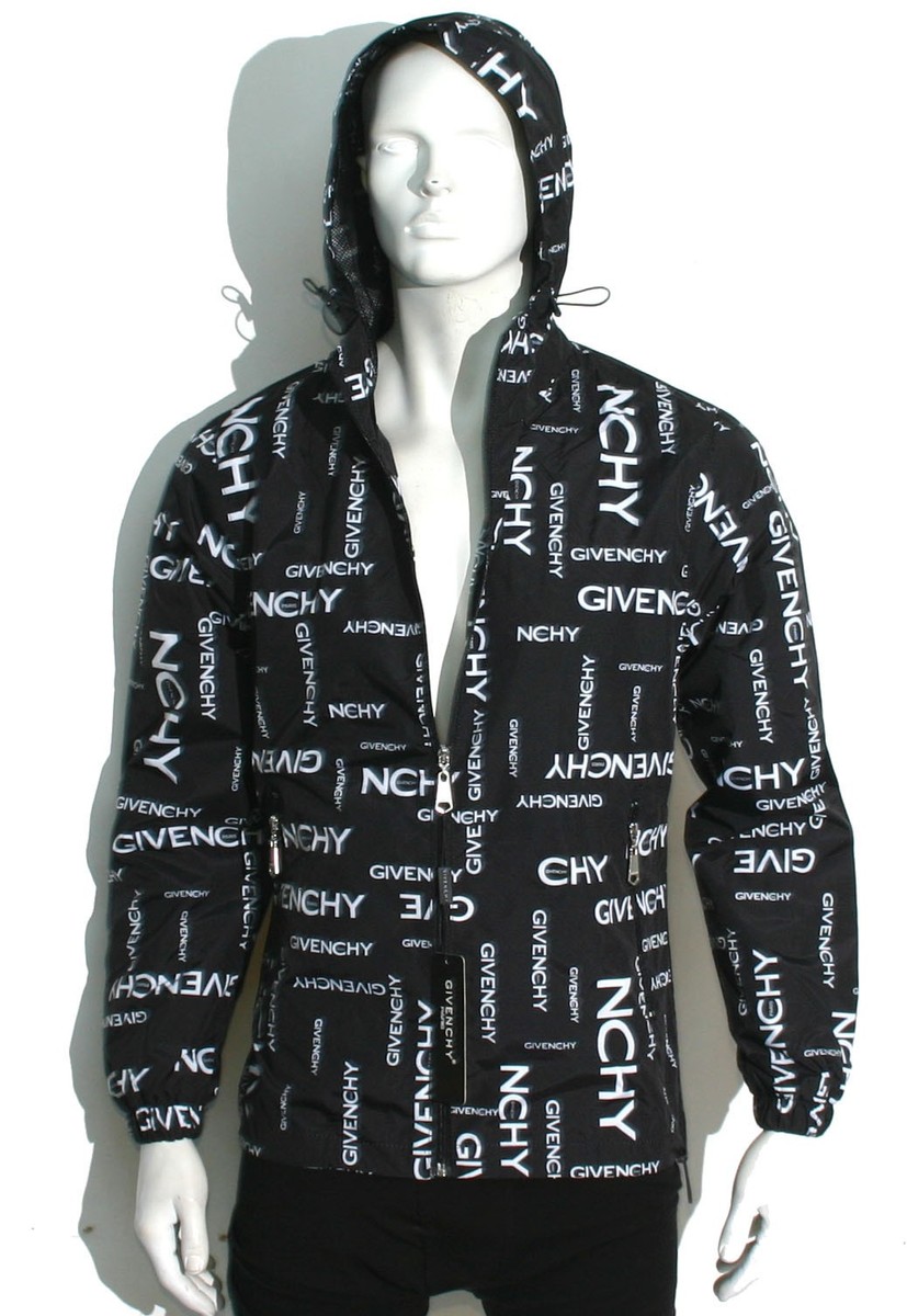 Givenchy Full Zipper Thin Material Men Sport Windbreaker Size