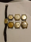 Vintage Mechanical Watch Lot, Milos,mars,Timex,etc,parts Or Repair