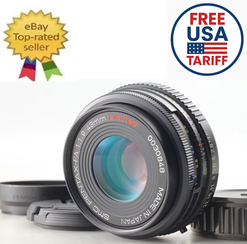 Pentax FA Limited 43mm Focal Camera Lenses for sale | eBay