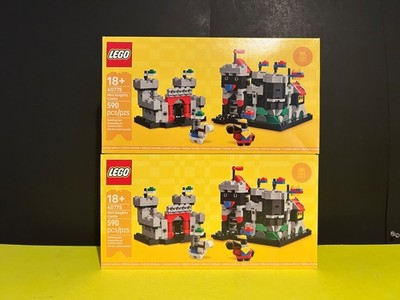 face to face Lego Mini Knights Castle 40775 *LOT OF 2* BOTH NEW & FACTORY
