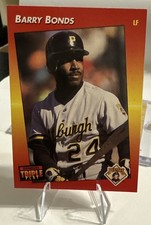 Barry Bonds 1992 Donruss Triple Play Baseball #116 PITTSBURGH PIRATES MLB