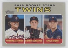 2019 Topps Heritage Rookie Stars Kohl Stewart Willians Astudillo #386 00or