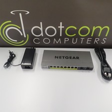 Netgear Prosafe GS110TP-v3 8x Gig POE+, 2x SFP Ports Fiber Smart Managed