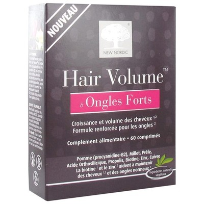 New Nordic Haarvolumen und Starke Nägel 60 Tabletten ist ein Nahrungsergänzungsm