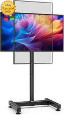 TV Floor Stand for 13-50 Inch Screens Holds up to Tilting and Height Adjustable