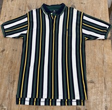 Vintage Early 90s Givenchy Striped Polo Shirt Men  s Large
