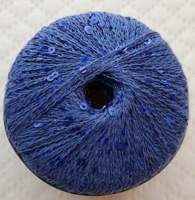 Rozetti Cotton Gold Yarn Mini Sequins Cotton Glitter yarn 25g 200yds Luxury