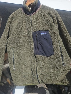 Patagonia Retro 200 Vintage x Deep Pile Fleece Jacket Full Zip Men