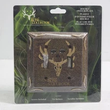 Bone Collector Light Switch Cover Antler Logo Man Cave Camp Cabin Hunt New!
