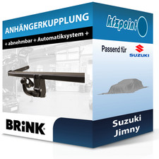 Für Suzuki Jimny 09.1998-08.2000 BRINK Anhängerkupplung abnehmbar neu