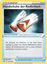 Handschuhe der Redlichkeit / Pokémon Karte / Deutsch / Schaurige Herrschaft / Re