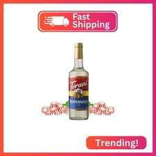 Torani Peppermint Coffee Syrup 25oz - Plastic Bottle